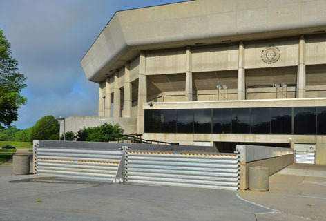Hilton Coliseum flood gates