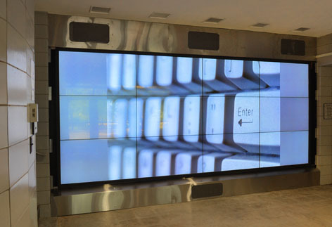 Coover Hall video wall