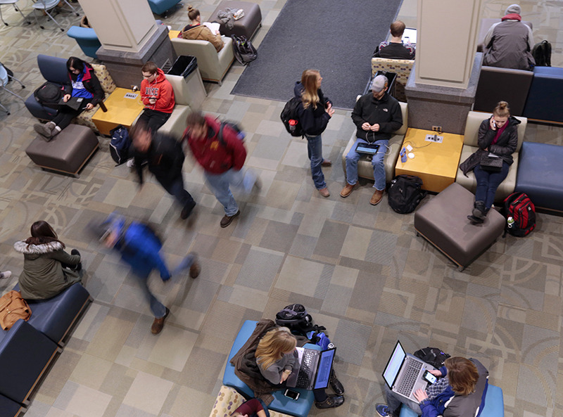 Harl Commons in Curtiss Hall.