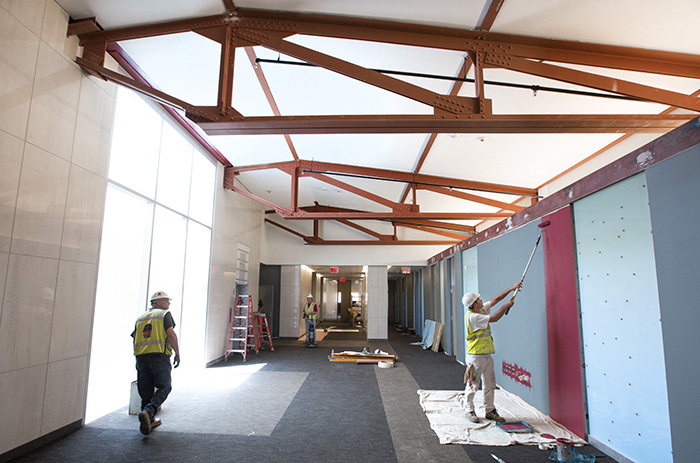 Nearly complete fourth floor of Marston