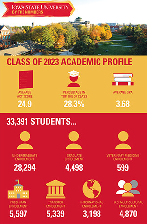 Infographic on student demographics