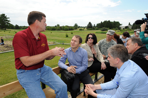 Kosovo delegation at Horticulture Station