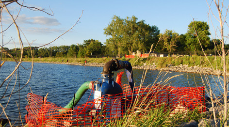 City pump at Ada Hayden Lake