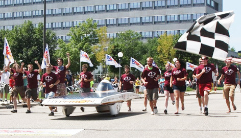 Team PrISUm and Hyperion at the finish link