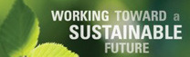 Logo: Working toward sustainability