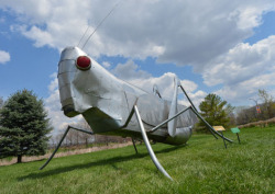 Grasshopper sculpture