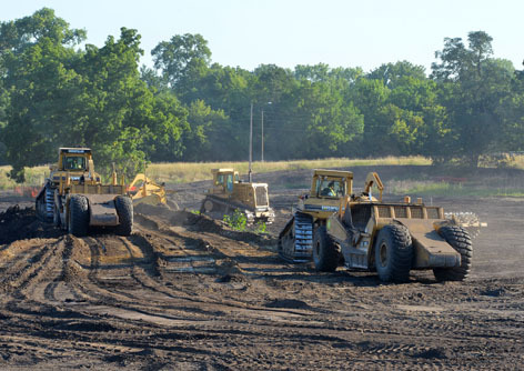 Haber Road construction