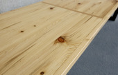 closeup of wood surface of bench