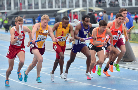 Edward Kemboi running the 800 meters.