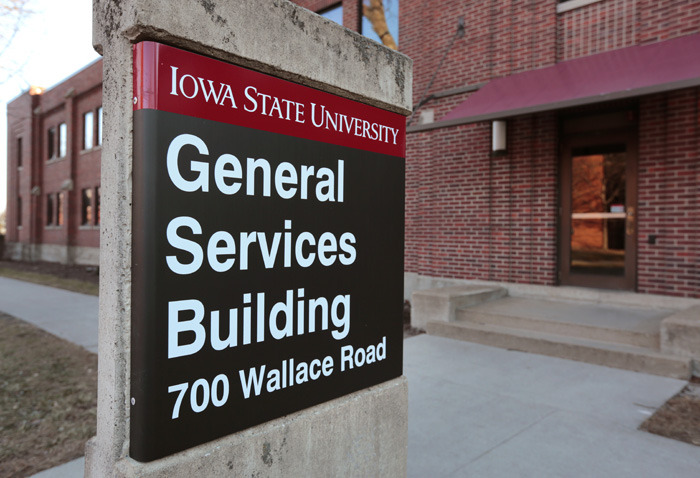 General Services Building sign