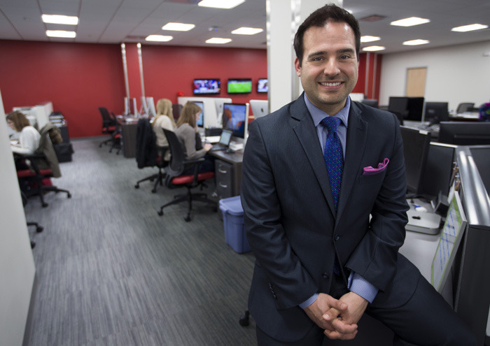 Lawrence Cunningham in the Daily newsroom