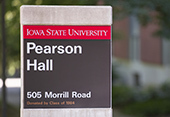 Pearson Hall sign