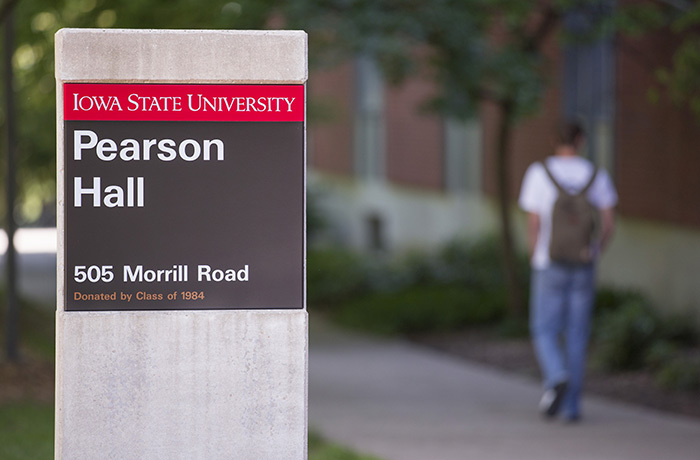 Pearson Hall sign