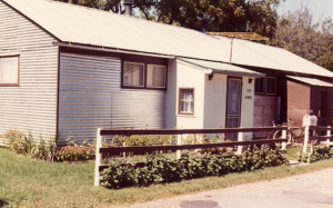 Outside view of Pammel Court residence