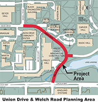 Diagram of road construction