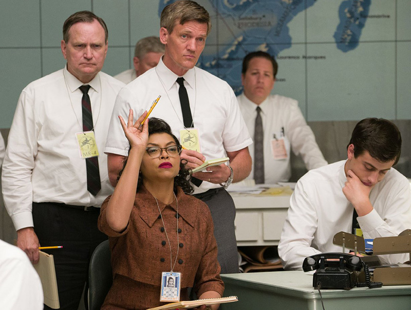 Katherine Johnson, played by actress Taraji P. Henson