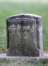 Herbert Pope gravestone