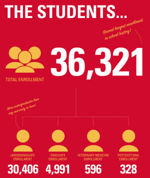 Infographic about enrollment