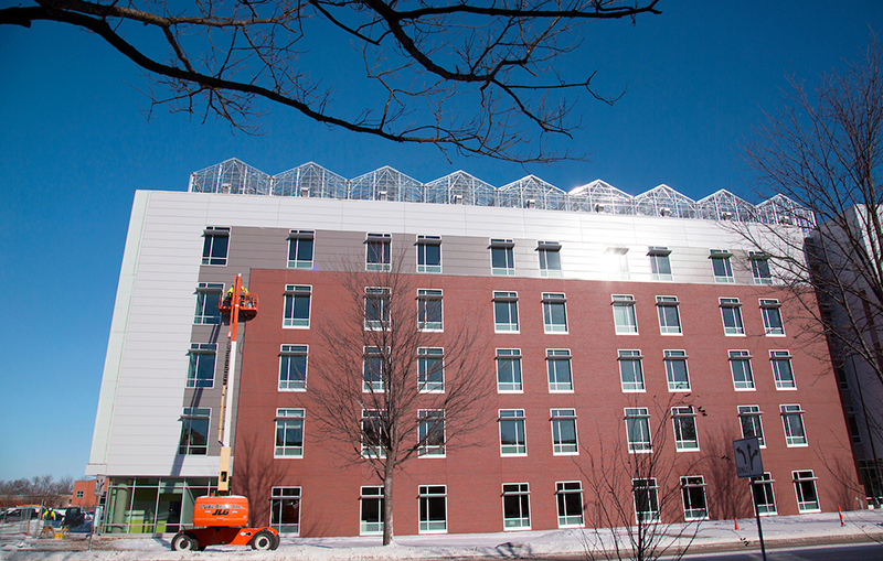 The south face of the ATRB bioscience facility