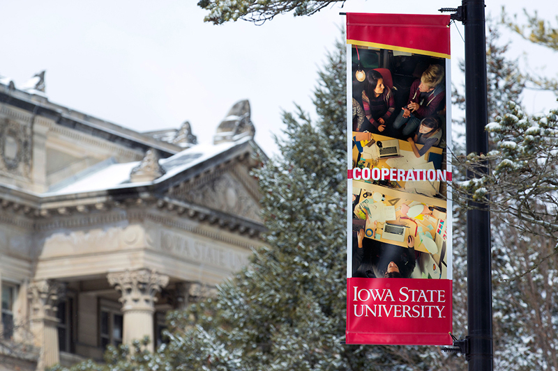 "Cooperation" pole banner