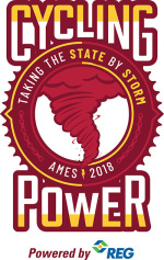 Ames RAGBRAI logo (vertical)