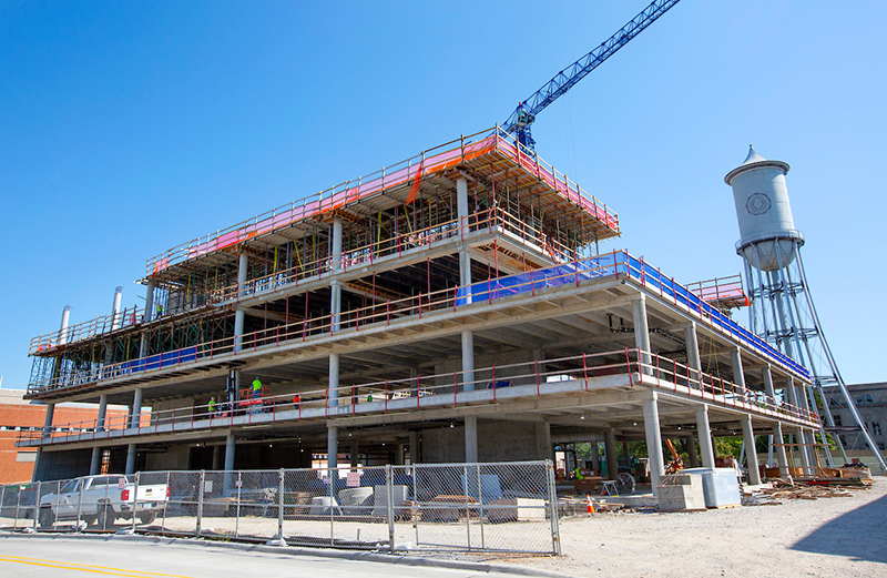 Student Innovation Center under construction