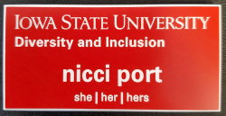 Nicci Port nametag