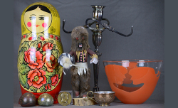 A selection of art and antiques for sale