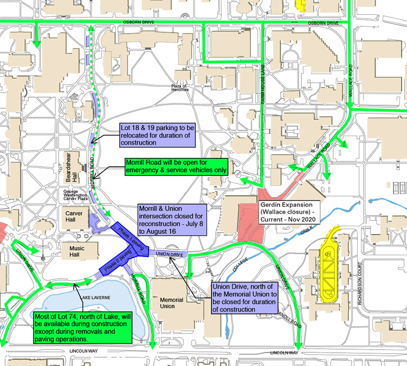 University Of La Verne Campus Map - Map
