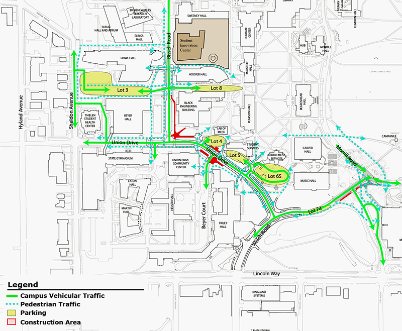 map of south campu