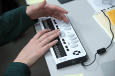 Braille display board