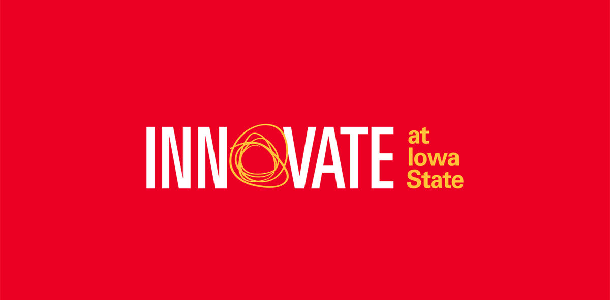 Innovate at Iowa State red graphic