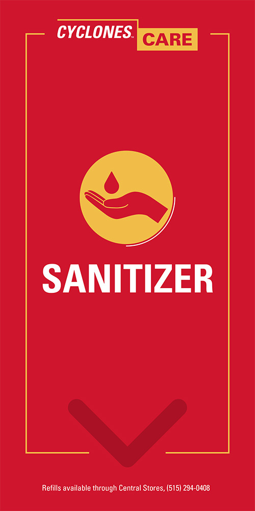 Hand sanitizer sign