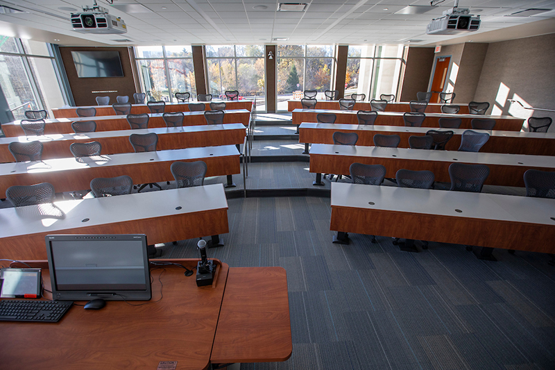 Heiden classroom in the Gerdin Building addition