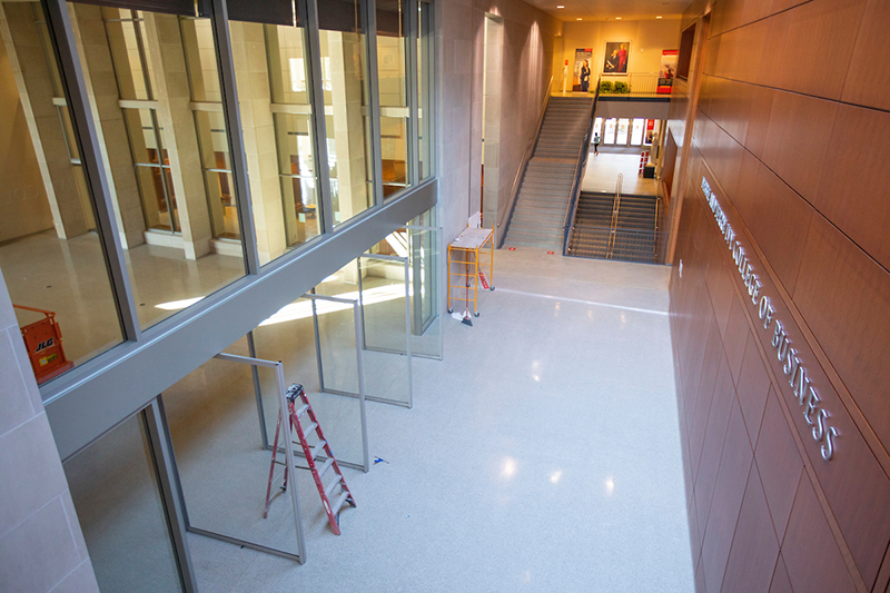 Commons area in Gerdin Building addition