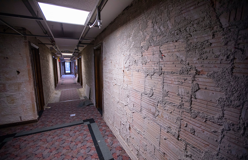 Fifth floor corridor in the Memorial Union