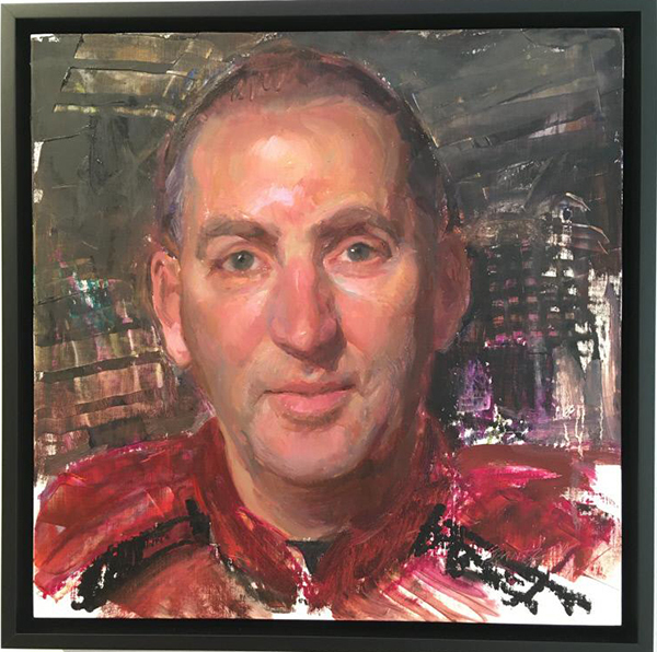 Portrait of athletics director Jamie Pollard by Rose Frantzen