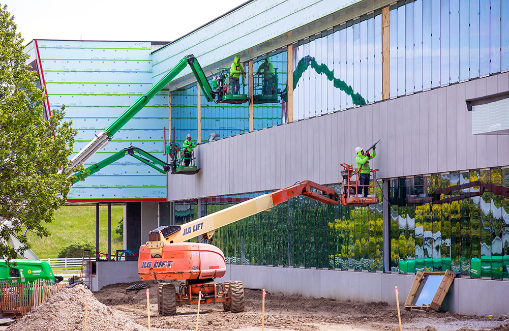 North exterior of the Veterinary Diagnostic Lab