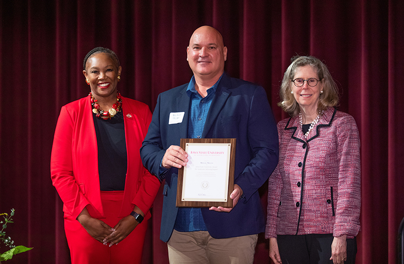 (l-r) Toyia Younger, Michael Wigton and Wendy Wintersteen