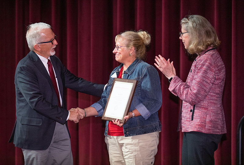 (l-r) John Lawrence, Denise Schwab and Wendy Wintersteen