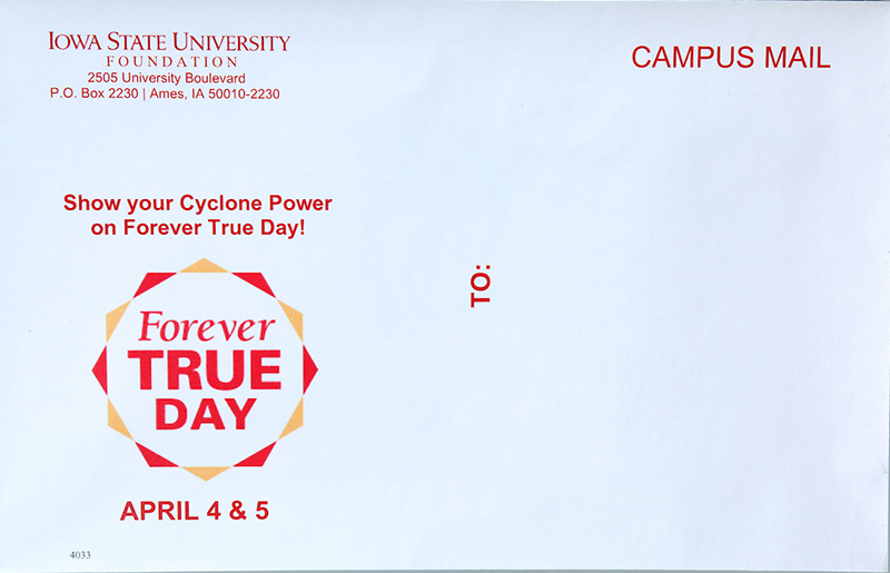 Forever True Day envelope